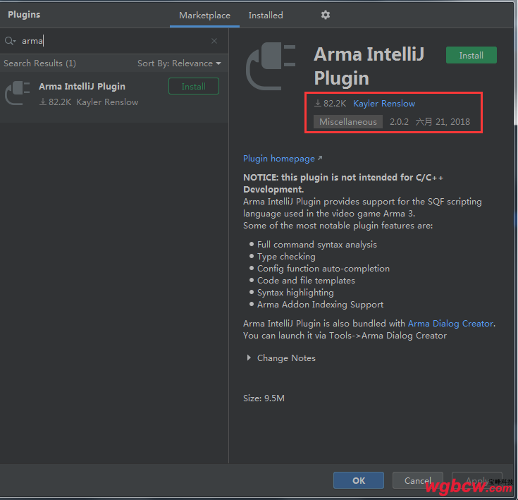 Arma IntelliJ Plugin