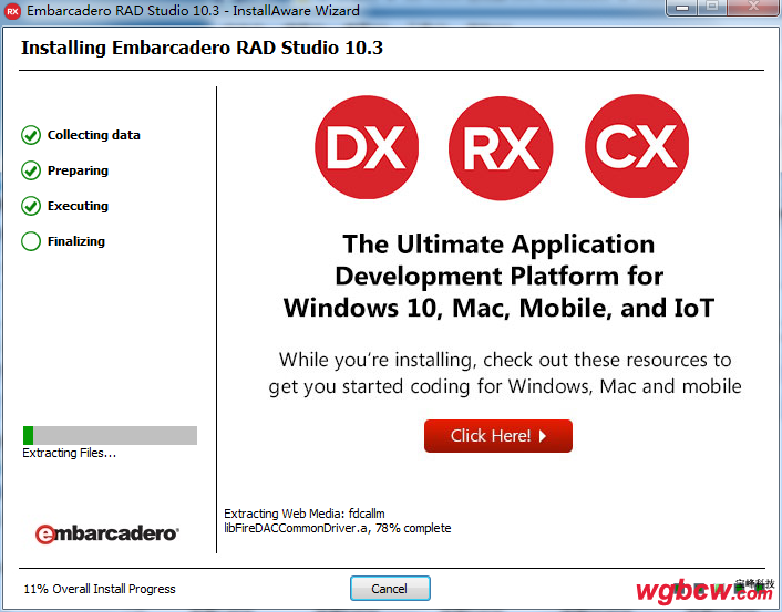 安装RADStudio10.3-22